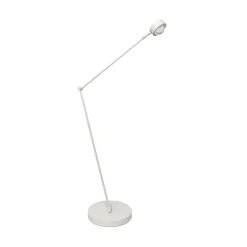 Lindby gulvlampe Jyla, hvit, linse, 3000K, GX53, jern| Gulvlamper