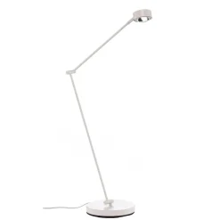 Lindby gulvlampe Jyla, hvit, linse, 3000K, GX53, jern| Gulvlamper