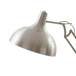 Lindby gulvlampe Leia, sølv, metall, 180 cm, roterbar, E27| Gulvlamper