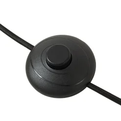 Lindby gulvlampe Lelia, ravfarget, glass, metall, 150 cm| Gulvlamper