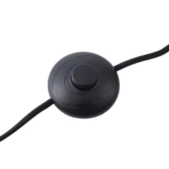 Lindby gulvlampe Ovelia, grønn/svart, metall, E27| Gulvlamper