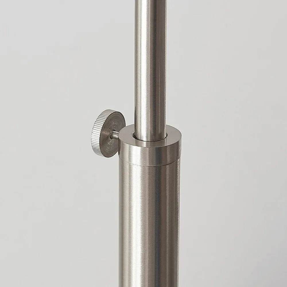 Lindby gulvlampe Railyn, hvit, stoff, 200 cm, E27| Gulvlamper