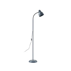 Lindby gulvlampe Tebbi, blå, metall, høyde 150 cm| Gulvlamper
