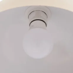 Lindby gulvlampe Tonka, beige, metall/marmor, 180 cm, E27| Gulvlamper