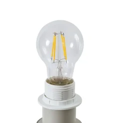 Lindby Helin gulvlampe, beige, tekstil, stativ, 144 cm, E27| Gulvlamper