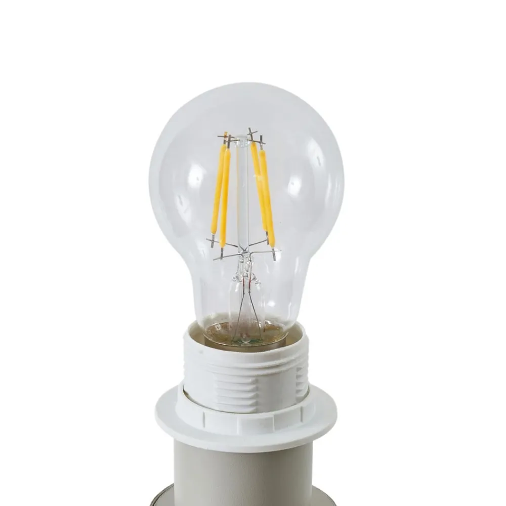 Lindby Helin gulvlampe, beige, tekstil, stativ, 144 cm, E27| Gulvlamper