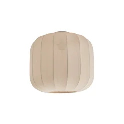 Lindby Helin taklampe, beige, stoff, Ø 35 cm| Taklamper
