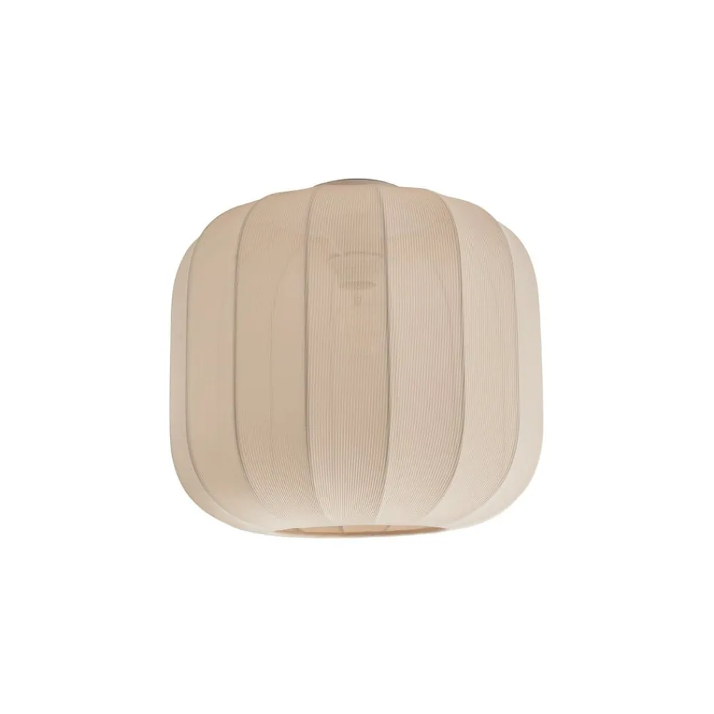 Lindby Helin taklampe, beige, stoff, Ø 35 cm| Taklamper