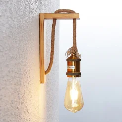 Lindby Helou tre-vegglampe med synlig fatning Discount