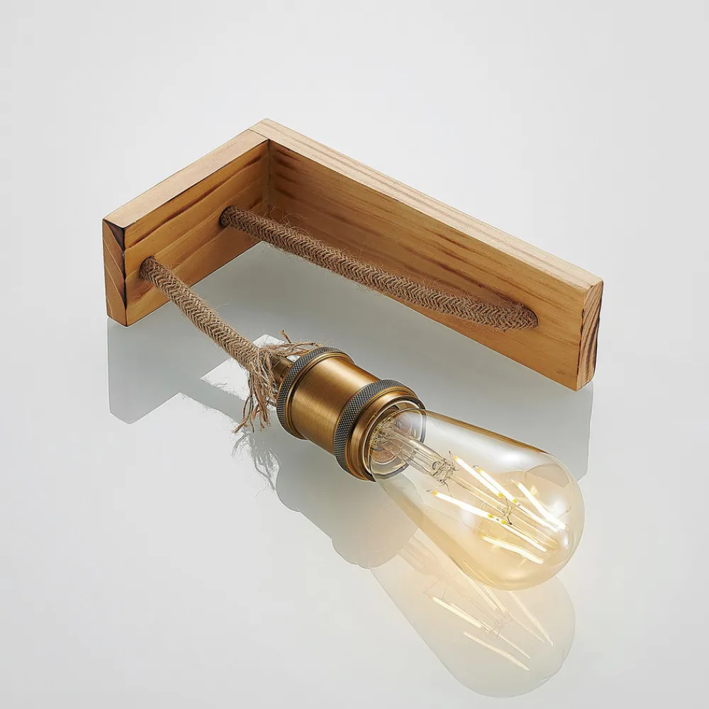 Lindby Helou tre-vegglampe med synlig fatning Discount