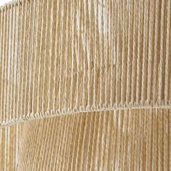 Lindby hengelampe Anuva, natur, papir, Ø 45 cm| Pendellamper