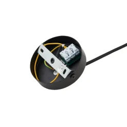 Lindby hengelampe Clarine, svart/hvit, Ø 32 cm, metall| Pendellamper