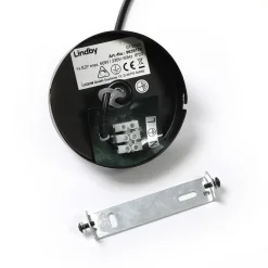 Lindby hengelampe Cliona, svart, metall, Ø 31 cm, E27 New