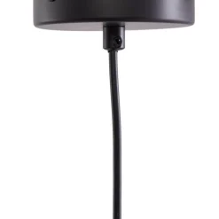 Lindby hengelampe Eskil, svart, bambus, Ø 46,5 cm| Pendellamper