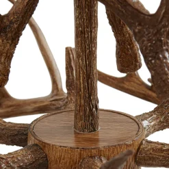 Lindby hengelampe Fibi, brun, gevir, 6 lyskilder E14 Clearance