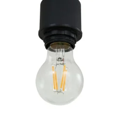 Lindby hengelampe Hildur, Ø 35 cm, røykgrå, glass, E27| Pendellamper