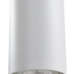 Lindby hengelampe Joffrey, 76 cm, hvit, 4 lyskilder, GU10