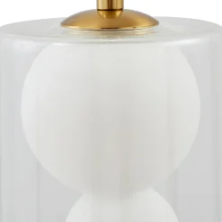 Lindby hengelampe Kupla, opal/klar, glass, 1 lyskilde, G9 Outlet