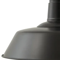 Lindby hengelampe Laylan, svart/hvit, Ø 36 cm, metall Discount