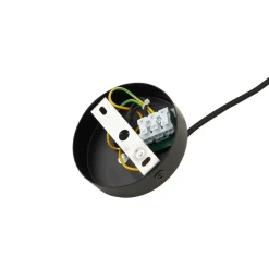 Lindby hengelampe Laylan, svart/hvit, Ø 36 cm, metall Discount