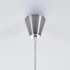 Lindby hengelampe Marike, Ø 30 cm, hvit, glass, kuppel, E27| Pendellamper