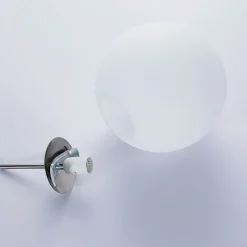 Lindby hengelampe Marike, Ø 30 cm, hvit, glass, kuppel, E27| Pendellamper