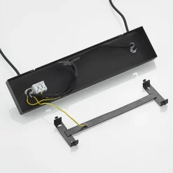 Lindby hengelampe Narisara, 118 cm, E14, 3 lyskilder, svart-gull