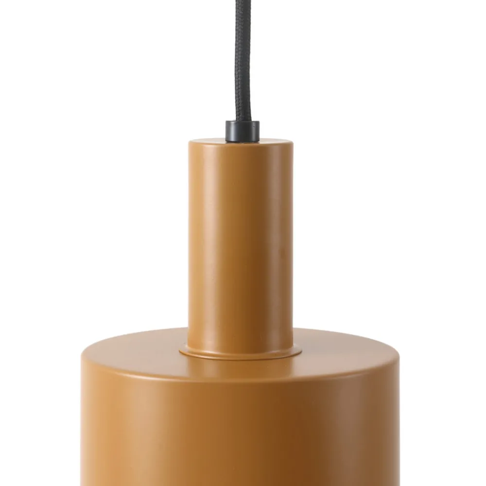 Lindby hengelampe Ovelia, brun/kaffe/beige, 3 lyskilder, E27 Outlet