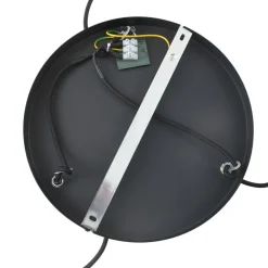 Lindby hengelampe Ovelia, brun/kaffe/beige, 3 lyskilder, E27 Outlet