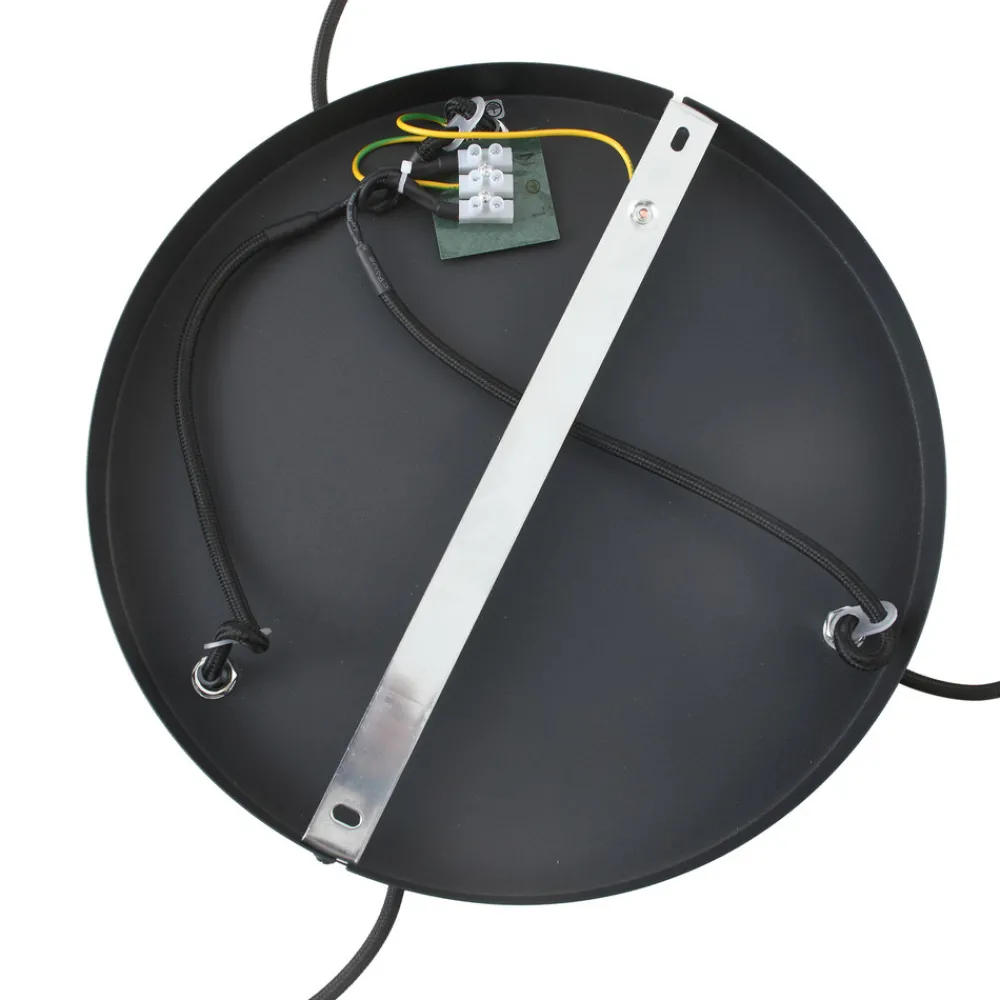 Lindby hengelampe Ovelia, brun/kaffe/beige, 3 lyskilder, E27 Outlet