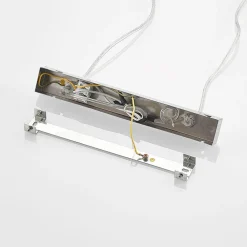 Lindby hengelampe Sofia, 68 cm, 3 lyskilder, E14, krom/klar| Pendellamper