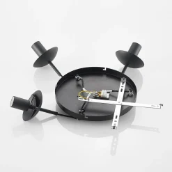 Lindby hengelampe Teeja, smoke, 3 lyskilder, Ø52cm, glass, E27| Design- Og Hotellbelysning|Pendellamper