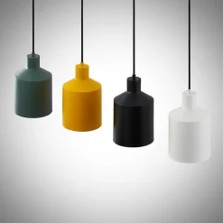 Lindby hengelampe Tirane, fargerik, metall, lengde 94 cm, E27| Pendellamper