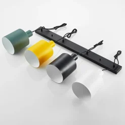 Lindby hengelampe Tirane, fargerik, metall, lengde 94 cm, E27| Pendellamper