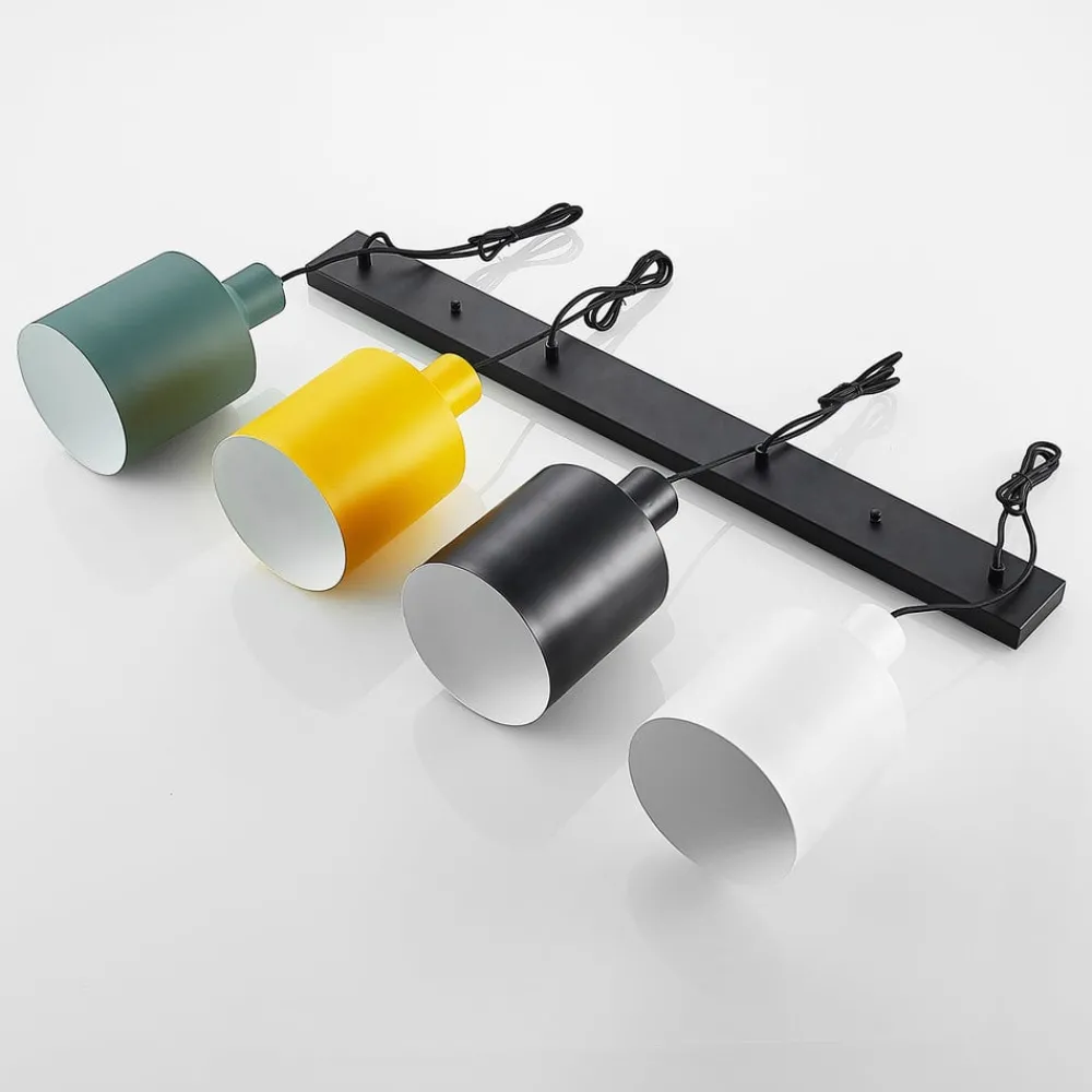 Lindby hengelampe Tirane, fargerik, metall, lengde 94 cm, E27| Pendellamper