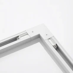 Lindby hjørnekontakt Linaro, hvit, 1-fase system| Skinnesystem