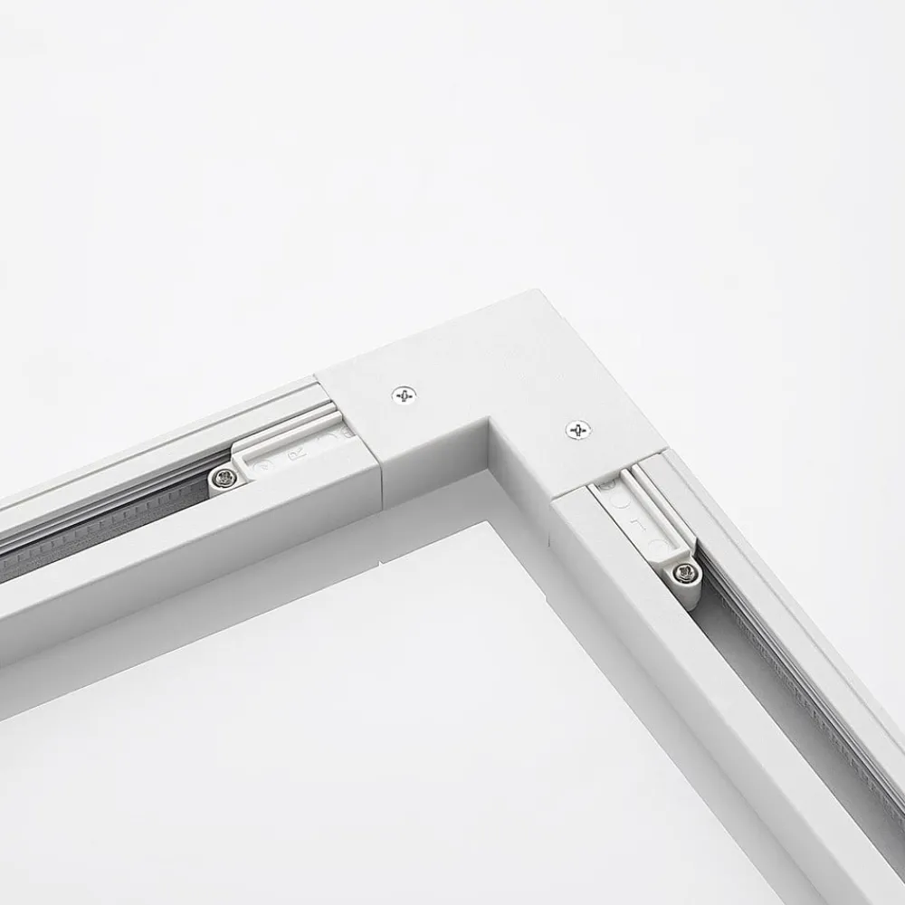 Lindby hjørnekontakt Linaro, hvit, 1-fase system| Skinnesystem