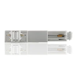 Lindby hjørnekontakt Linaro, hvit, 1-fase system| Skinnesystem