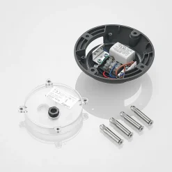 Lindby Huban gulv-spotlight med LED, 2 lyskilder Clearance