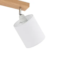 Lindby Imarin downlight, 2 lyskilder, eik/hvit Sale
