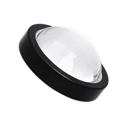 Lindby innfelt spotlight Jyla, svart, 3000 K, Ø 13 cm, linse| Downlights