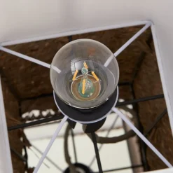 Lindby Jacinto gulvlampe, bambus, hamp, høyde 130 cm| Gulvlamper