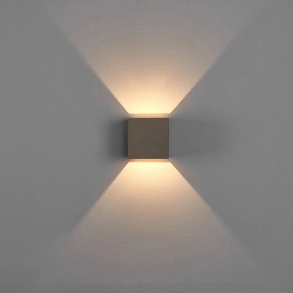 Lindby Jayden vegglampe i kantet form, sett med 2 stk Sale
