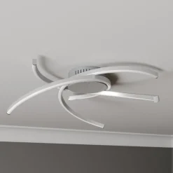 Lindby Katris LED-taklampe, 58 cm, aluminium Discount