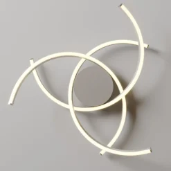 Lindby Katris LED-taklampe, 58 cm, aluminium Discount