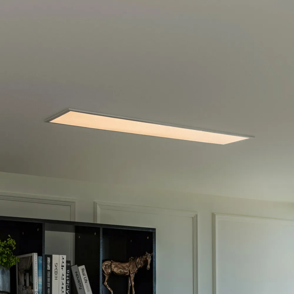 Lindby Kenma LED-panel, CCT, 29,6 cm x 119,6 cm New