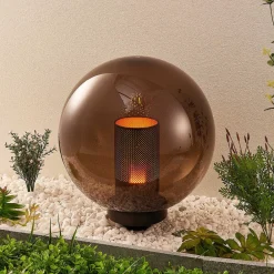 Lindby Kibara kuleformet dekolampe, Ø 40 cm New