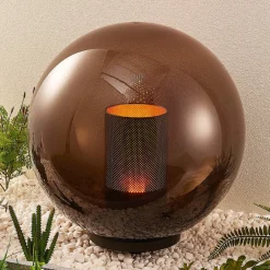 Lindby Kibara kuleformet dekolampe, Ø 50 cm Hot