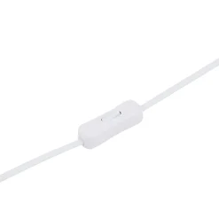 Lindby Kosmo bordlampe, hvit/gull, keramikk, glass Discount