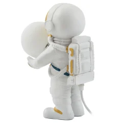 Lindby Kosmo bordlampe, hvit/gull, keramikk, glass Discount